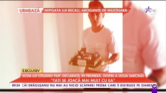 Soția lui Steliano Filip, declarații, &icirc;n premieră, despre a doua sarcină: &bdquo;Copilul meu nu pl&acirc;nge aproape niciodată&rdquo;