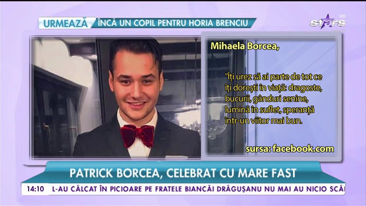 Patrick Borcea, celebrat cu mare fast. Șampania a curs pentru băieții de milionari