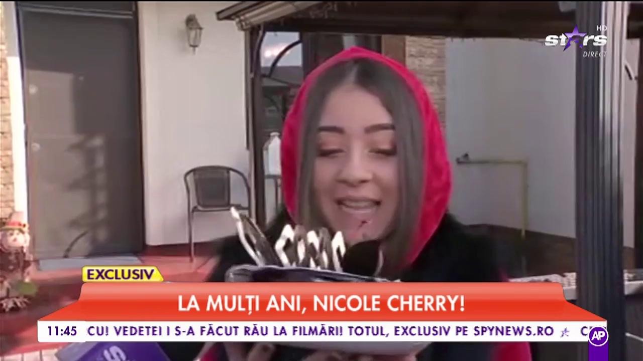 Nicole Cherry, sărbătorita zilei! Matinalii i-au pregătit o surpriză delicioasă