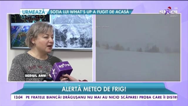 Alertă meteo de frig! Ce zone sunt afectate de viscol