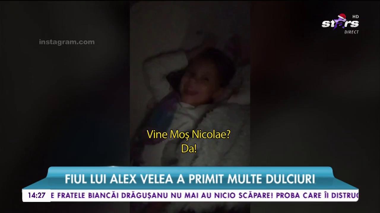 Moș Nicolae, darnic cu vedetele, dar și cu copiii lor