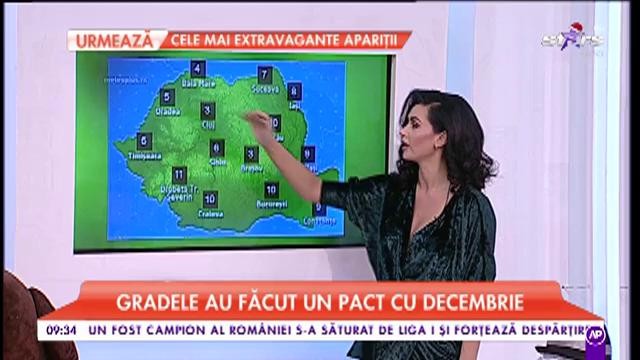 Gradele au făcut un pact cu decembrie. Maximele ajung p&acirc;nă la 11&deg;C