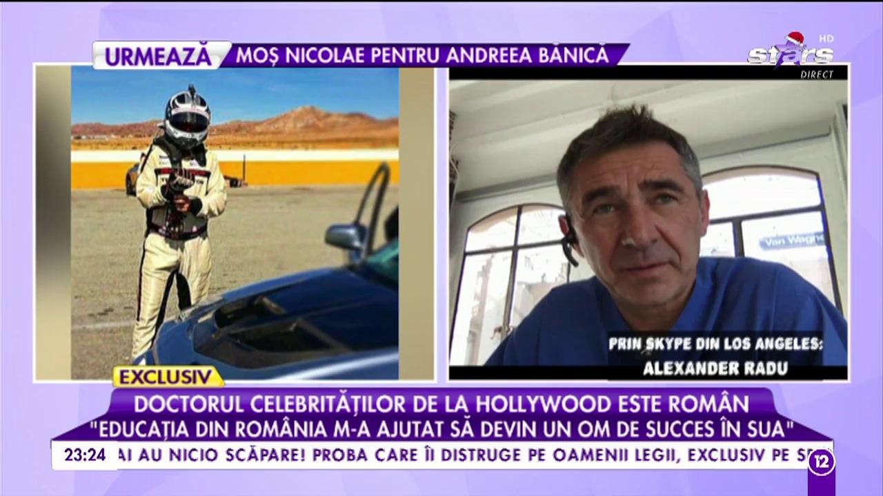 A plecat din Rom&acirc;nia pentru un trai mai bun. Doctorul celebrităților de la Hollywood este rom&acirc;n.
