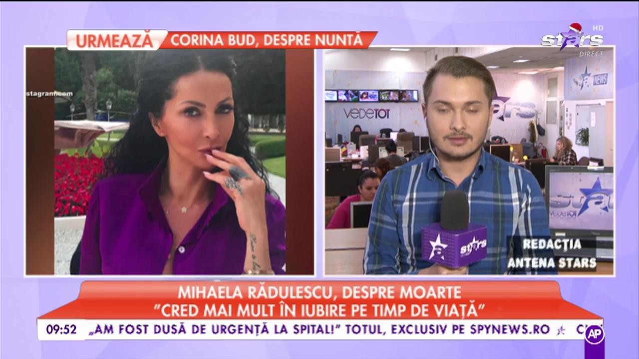 Mihaela Rădulescu, despre moarte: &bdquo;Moartea nu mi se mai pare așa &icirc;nfricoșătoare&rdquo;