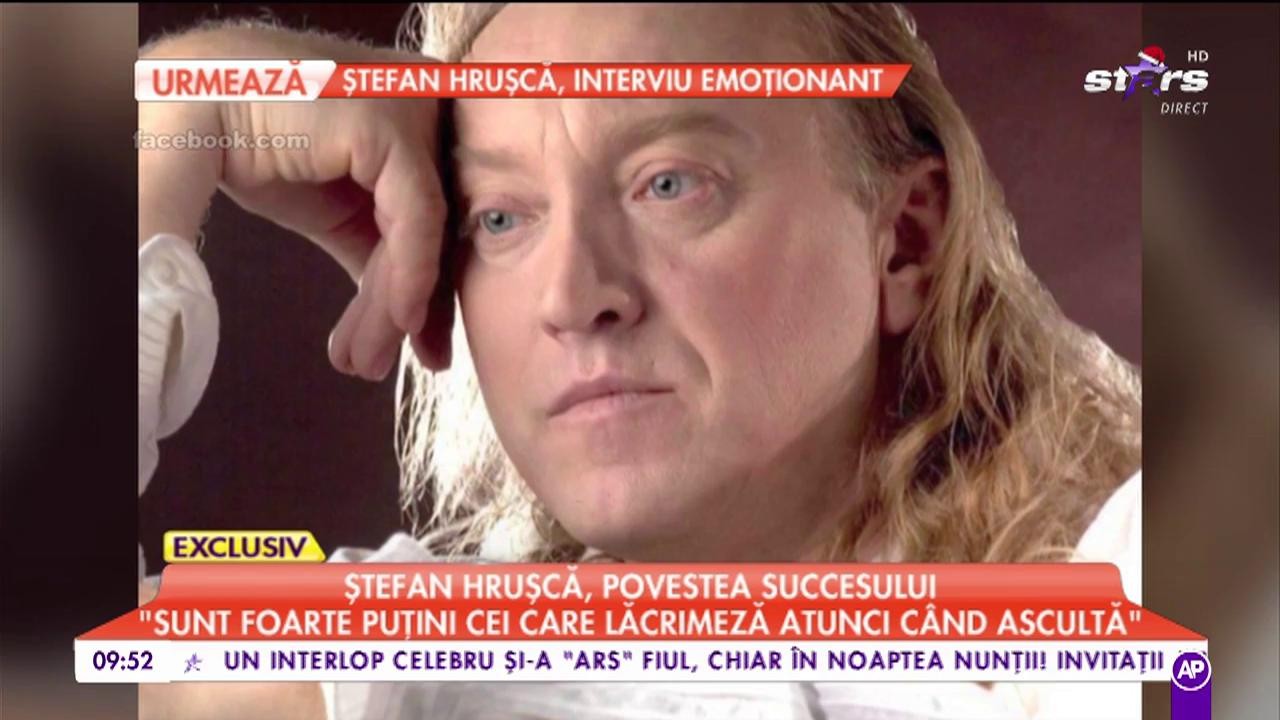 Ştefan Hruşcă, povestea succesului: "Regret că trece timpul prea repede"