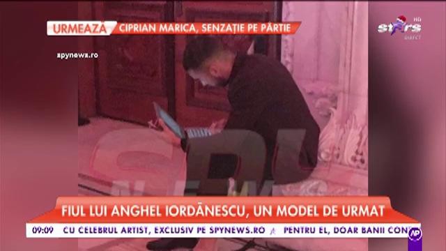 Fiul lui Anghel Iordănescu, un model de urmat