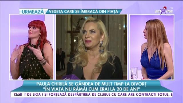Confesiunile emoţionante ale Paulei Chirilă, &icirc;n direct, la Star Magazin