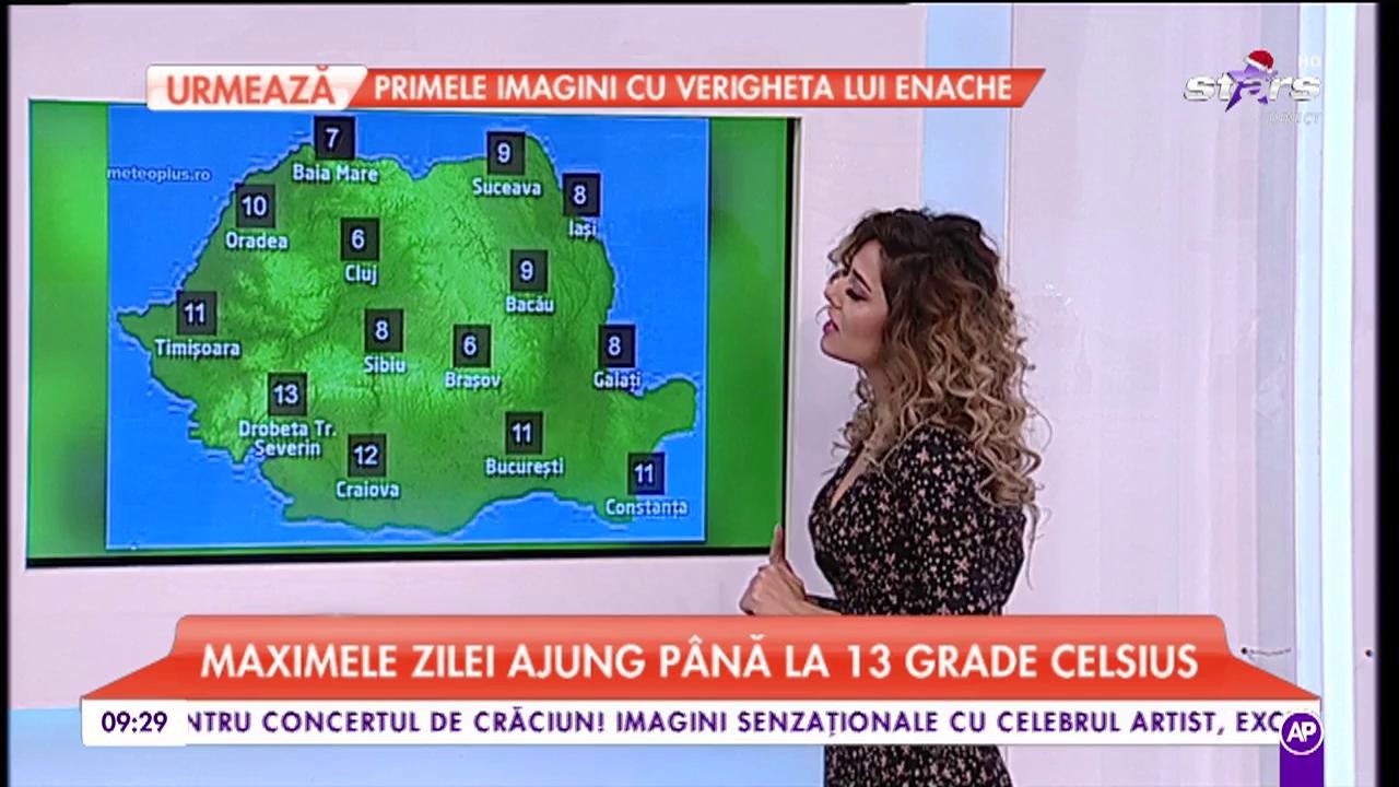 Vreme frumoasă pentru luna lui decembrie. Maximele ajung p&acirc;nă la 13&deg;C