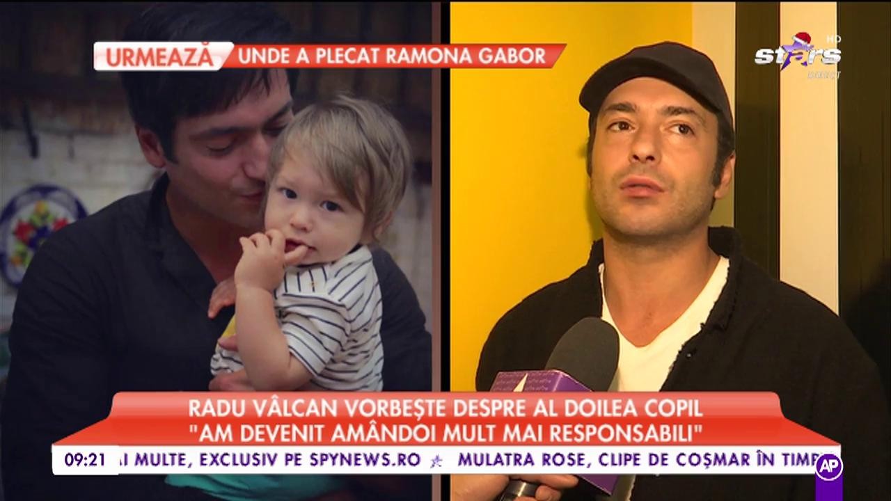 Radu V&acirc;lcan vorbește despre al doilea copil: &bdquo;Mai vrem un frățior sau o surioară pentru Alexandru&rdquo;