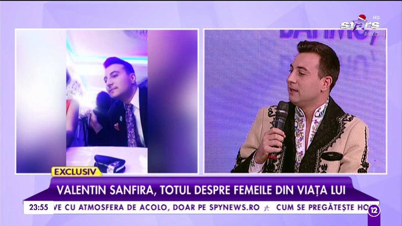 Valentin Sanfira, despre femeile din viața lui: &bdquo;Am suferit foarte mult din dragoste pentru că am iubit enorm&rdquo;