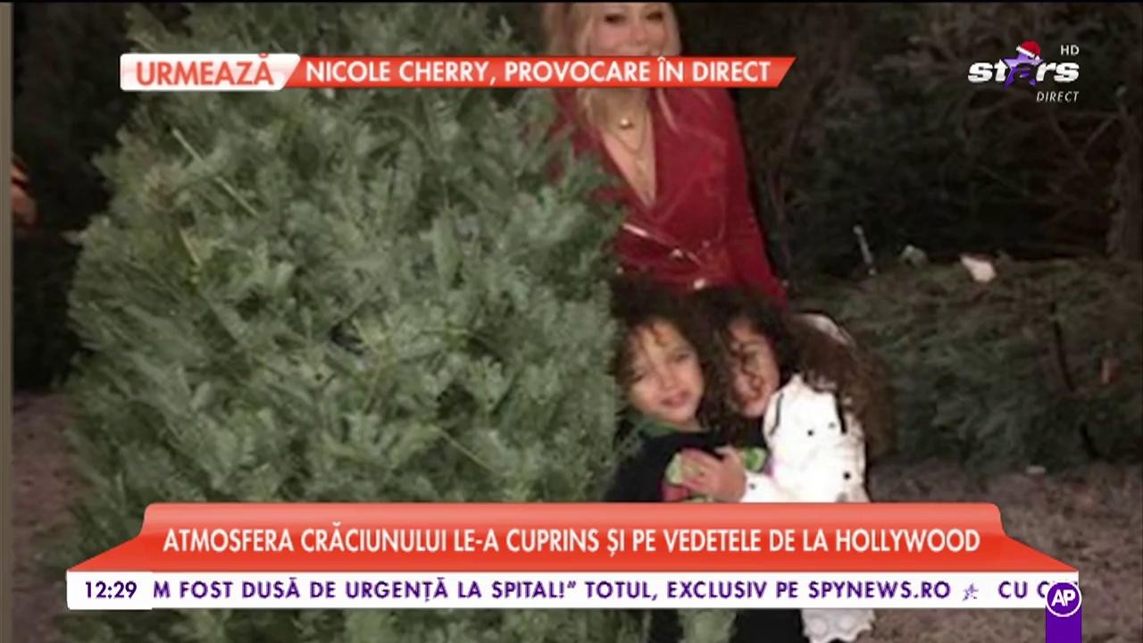 Atmosfera Crăciunului le-a cuprins și pe vedetele de la Hollywood