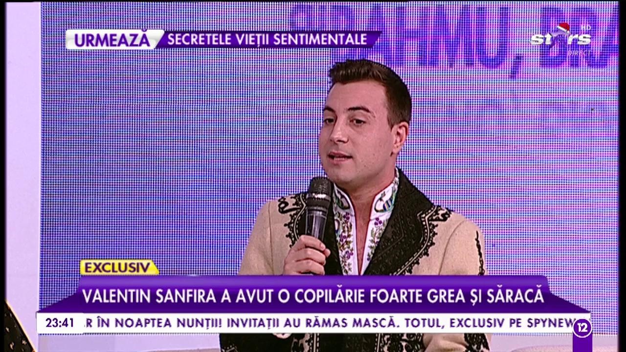 Valentin Sanfira a avut o copilărie grea și săracă: &bdquo;N-aveam p&acirc;ine de sărbători...&rdquo;