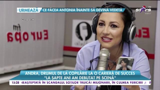 Andra, drumul de la copilărie la o carieră de succes: &bdquo;La șapte ani am debutat pe scenă&rdquo;
