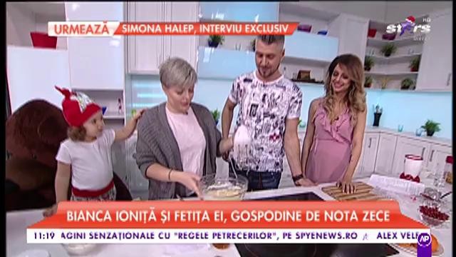 Bianca Ioniță și fetița ei, gospodine de nota zece. Vedeta ne pregătește &bdquo;Tartă dulce de Crăciun&rdquo;