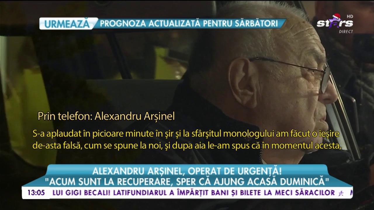 Alexandru Arșinel, probleme serioase de sănătate. Ce se &icirc;ntamplă cu iubitul actor