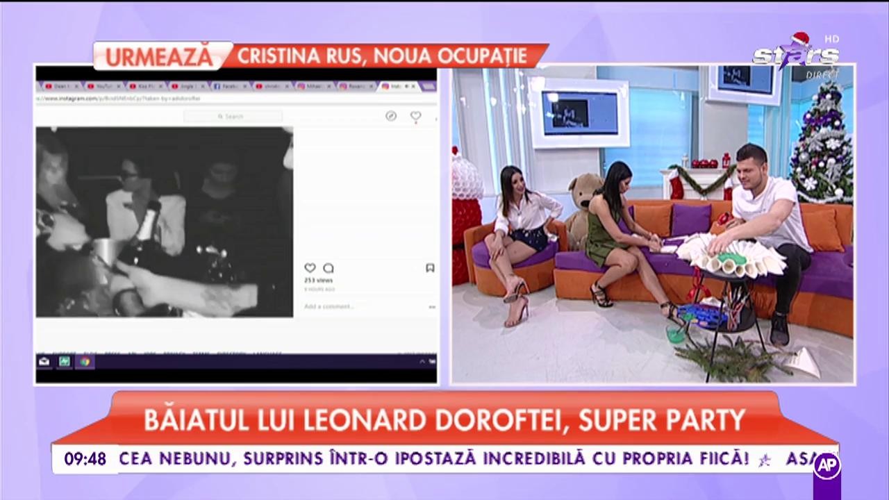 Băiatul lui Leonard Doroftei, super party. Acesta a făcut o aroganță de zile mari