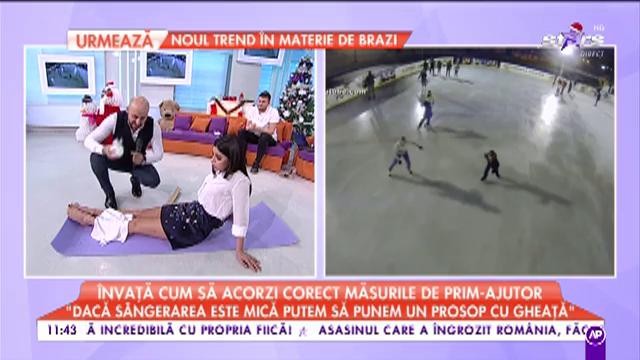 &Icirc;nvață cum să acorzi corect măsurile de prim ajutor: &rdquo;Fixați piciorul &icirc;ntre două sc&acirc;nduri și &icirc;l str&acirc;ngeți cu un bandaj&rdquo;