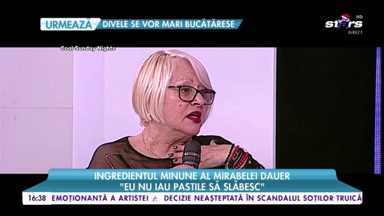 Mirabela Dauer a dezvăluit secretul siluetei ei