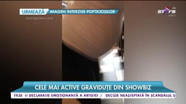 Cele mai active graviduțe din showbiz