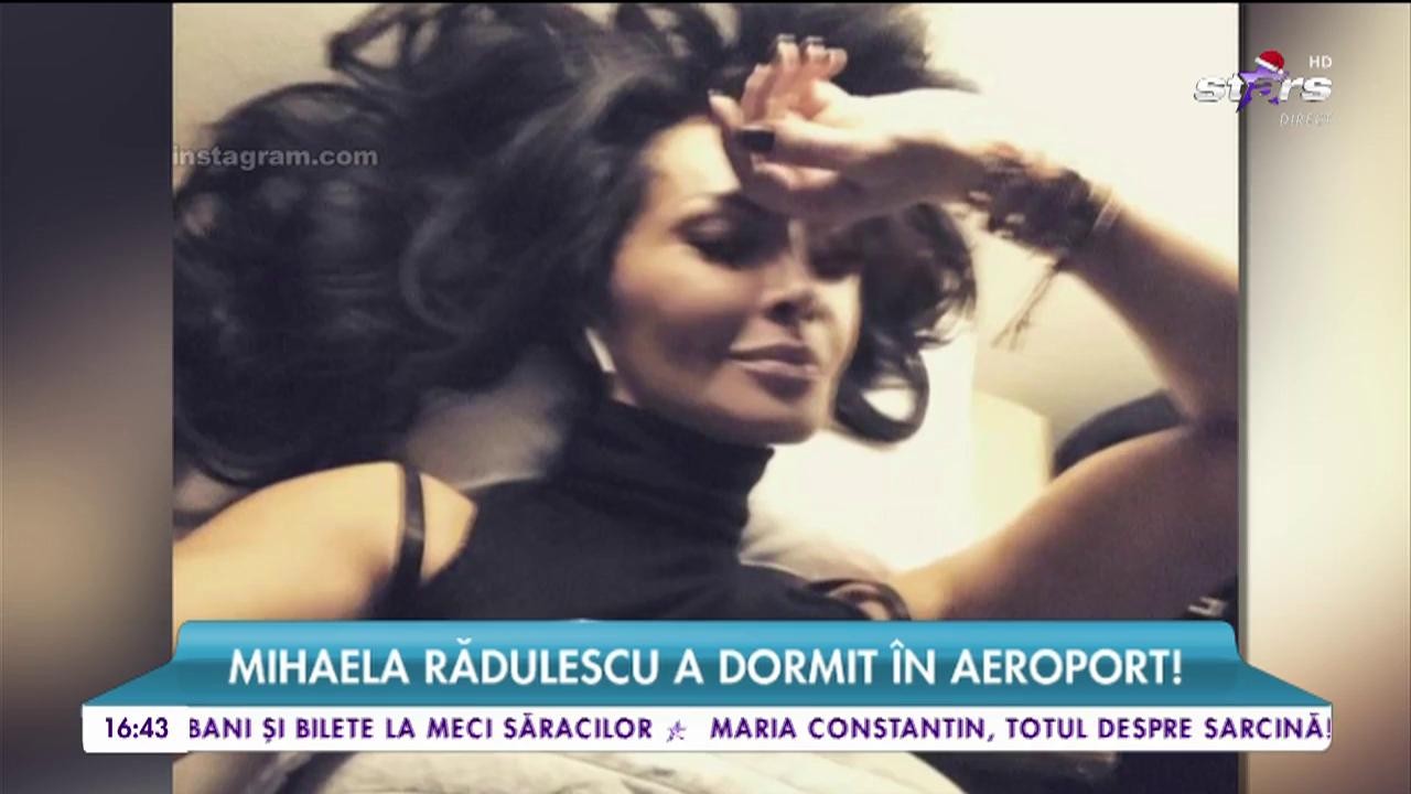 Mihaela Rădulescu a ajuns să doarmă &icirc;n aeroport!