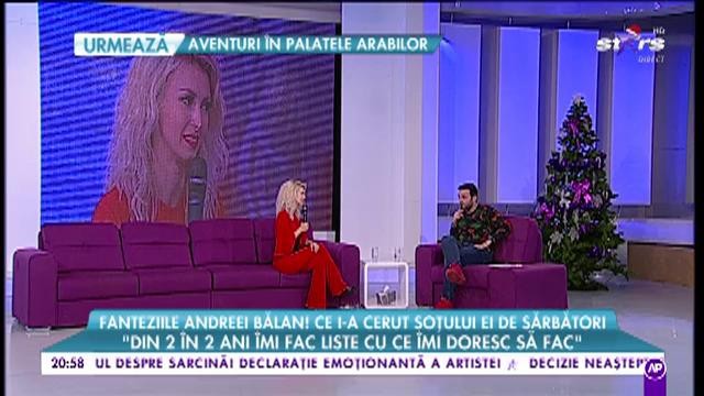 Andreea Bălan: &bdquo;Mi s-au &icirc;ndeplinit toate fanteziile&rdquo;