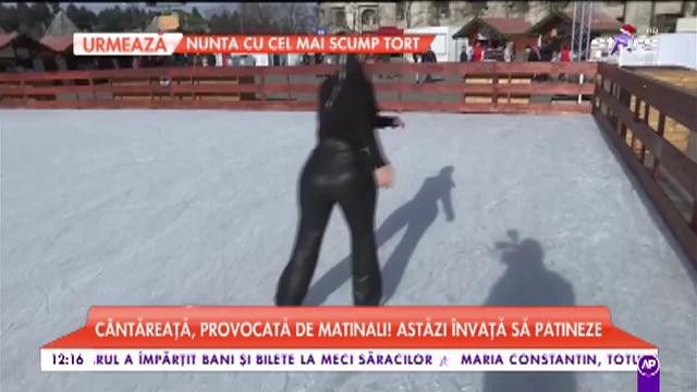 Francisca, provocată de matinali! Kim Kardashian de Rom&acirc;nia &icirc;nvață să patineze