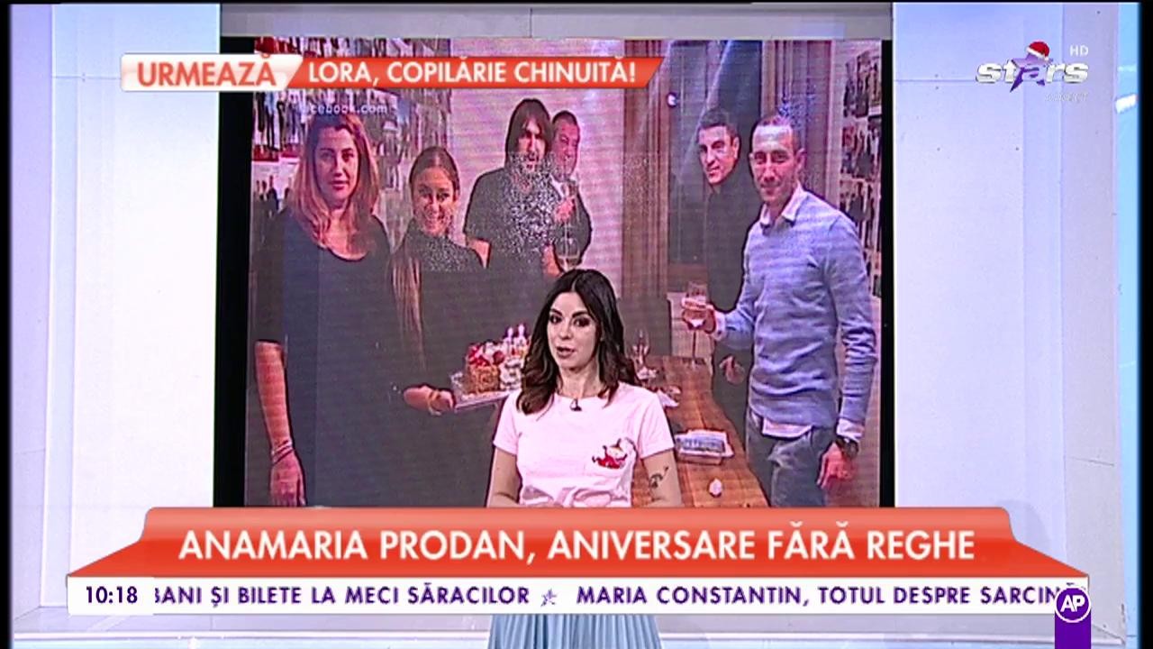 Anamaria Prodan, aniversare fără Laurențiu Reghekampf
