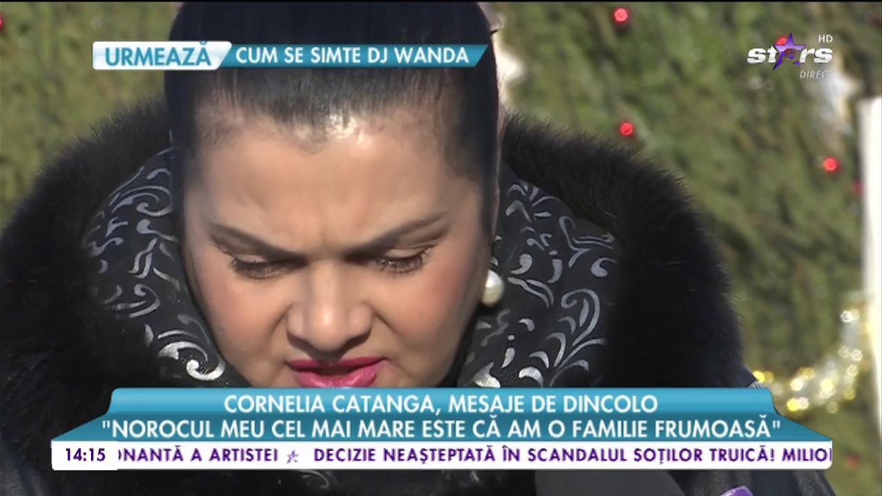 Cornelia Catanga, mesaje de dincolo: &rdquo;Norocul meu cel mai mare este că am o familie frumoasă&rdquo;