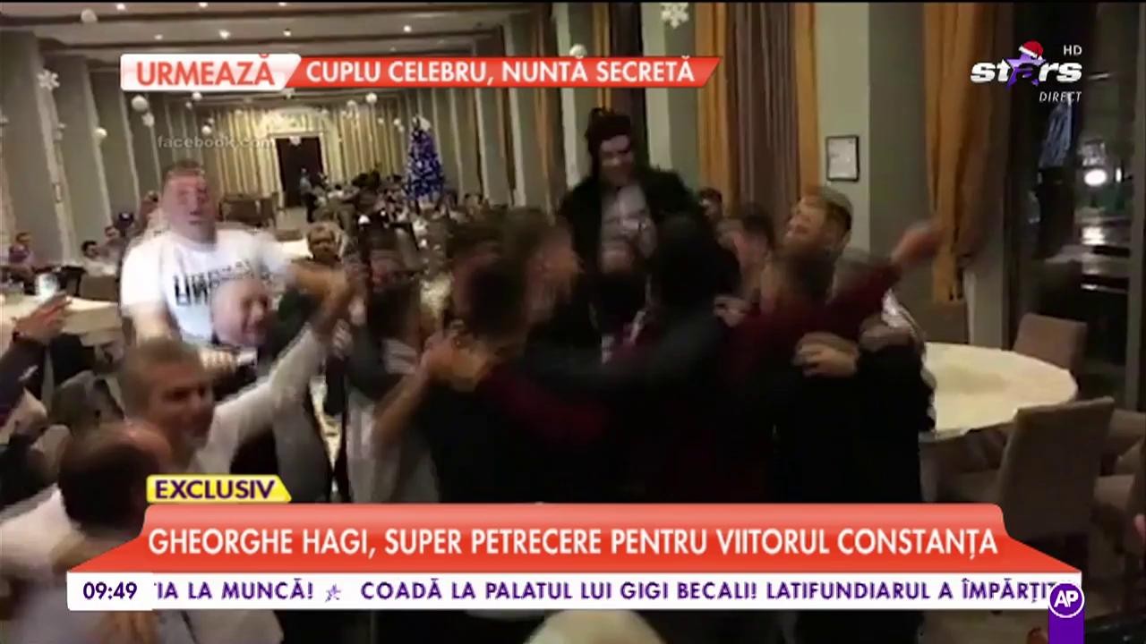 Gheorghe Hagi, super petrece pentru Viitorul Constanța. A dansat pe ritmuri machedonești p&acirc;nă la epuizare
