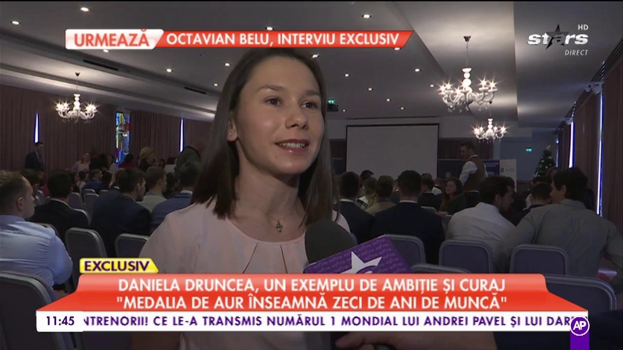 Daniela Druncea, un exemplu de ambiție și curaj: &rdquo;Atunci c&acirc;nd primești medalia de aur este minunat&rdquo;