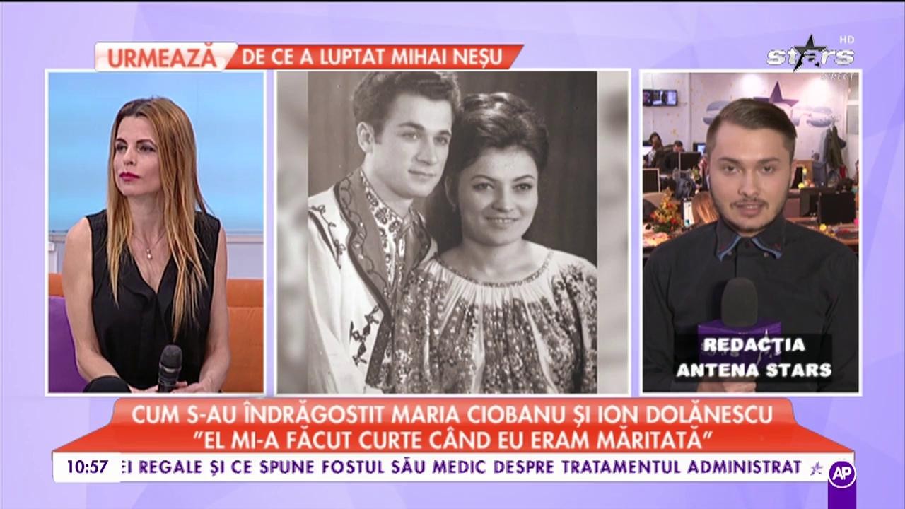 Cum s-au &icirc;ndrăgostit Maria Ciobanu și Ion Dolănescu: &rdquo;Toți spuneau că mi-am lăsat bărbatul și l-am luat pe Dolănescu&rdquo;