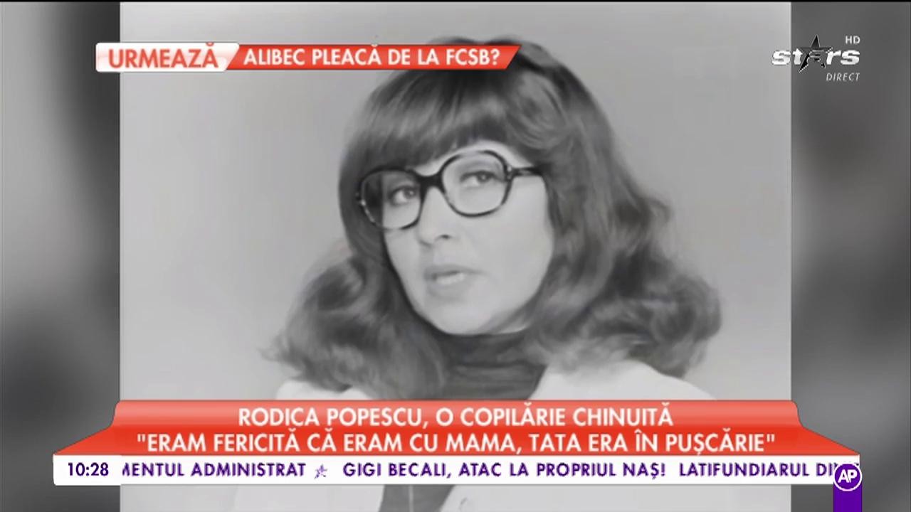 Rodica Popescu, o copilărie chinuită: &rdquo;N-am avut niciodată pom de Crăcium pentru că nu aveam bani&rdquo;