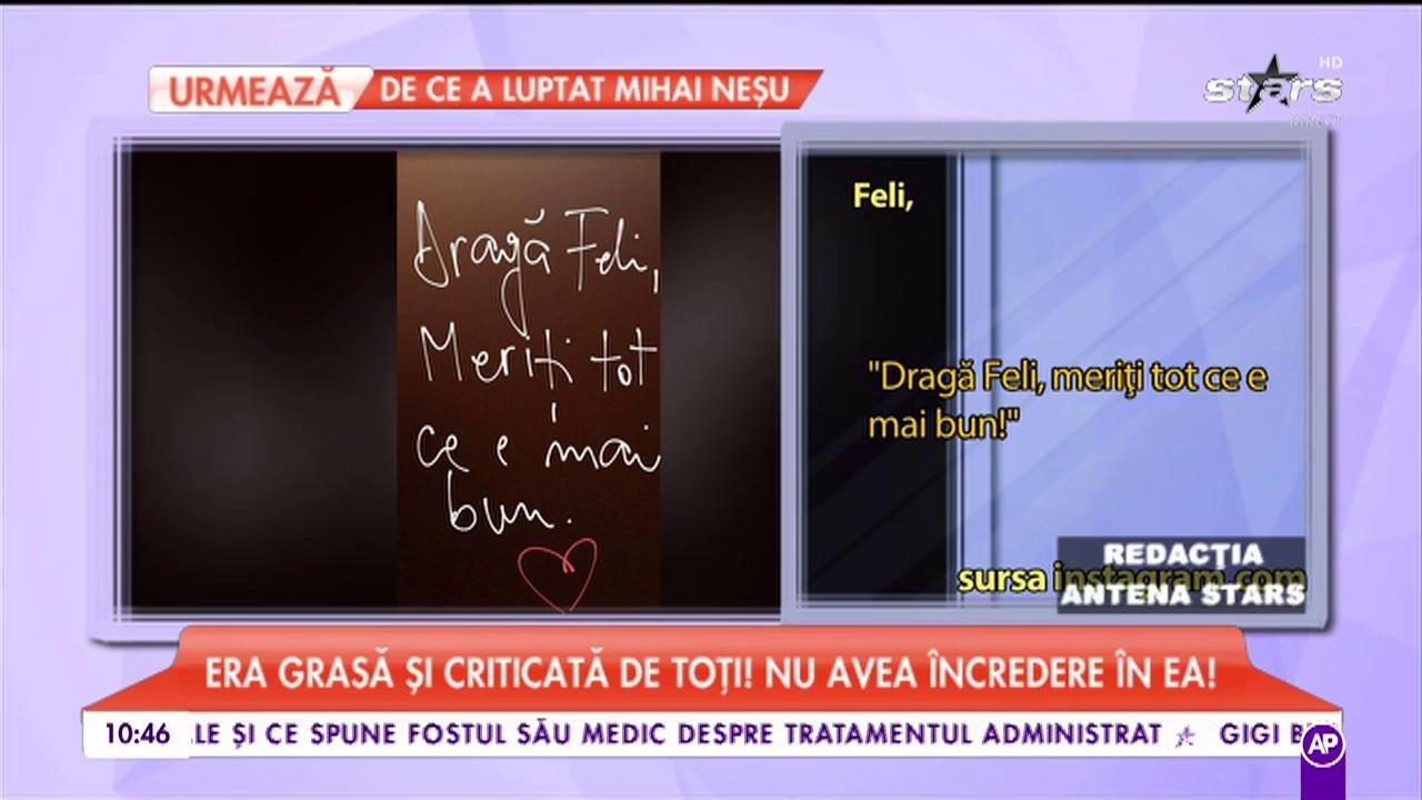 Era grasă și criticată de toți! Nu avea &icirc;ncredere &icirc;n ea. Sfaturi de la Feli