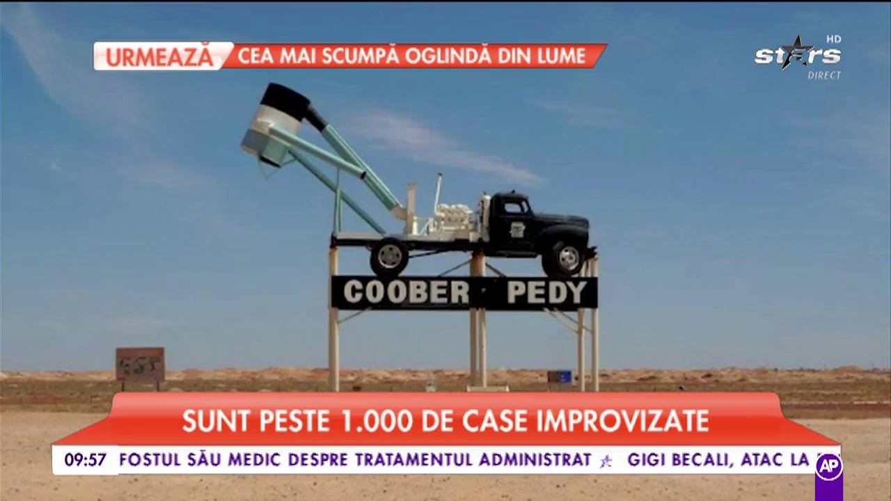 Imagini spectaculoase cu orășelul Kuber Pedi din Australia. Locuitorii orașului se feresc de razele soarelui