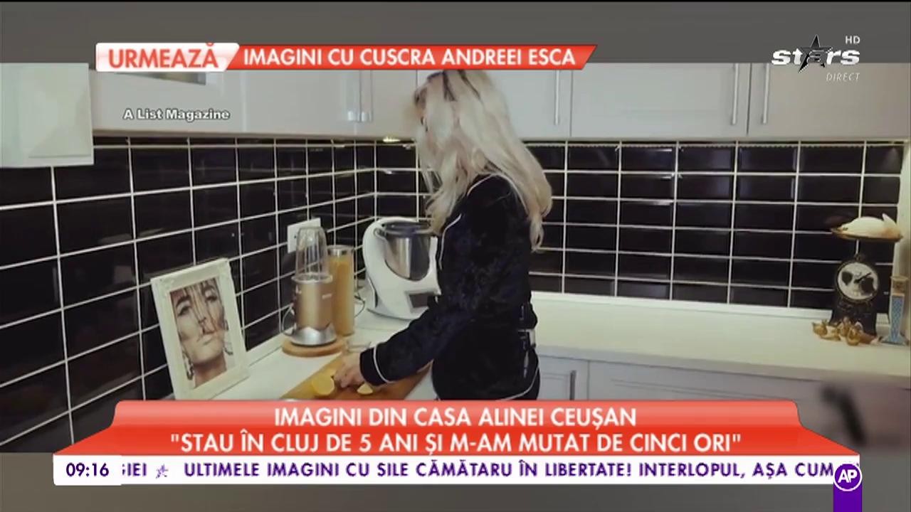 Imagini din casa Alinei Ceușan: &rdquo;Cele mai cool obiecte sunt piese de mobilier care au fost recondiționate&rdquo;