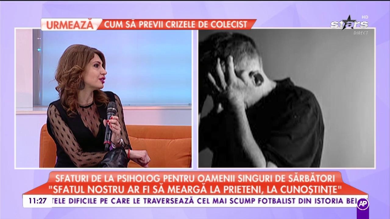 Sfaturi de la psiholog pentru oamenii singuri de sărbători: &rdquo;Oamenii caută &icirc;n st&acirc;nga și &icirc;n dreapta pe cineva de sărbători&rdquo;