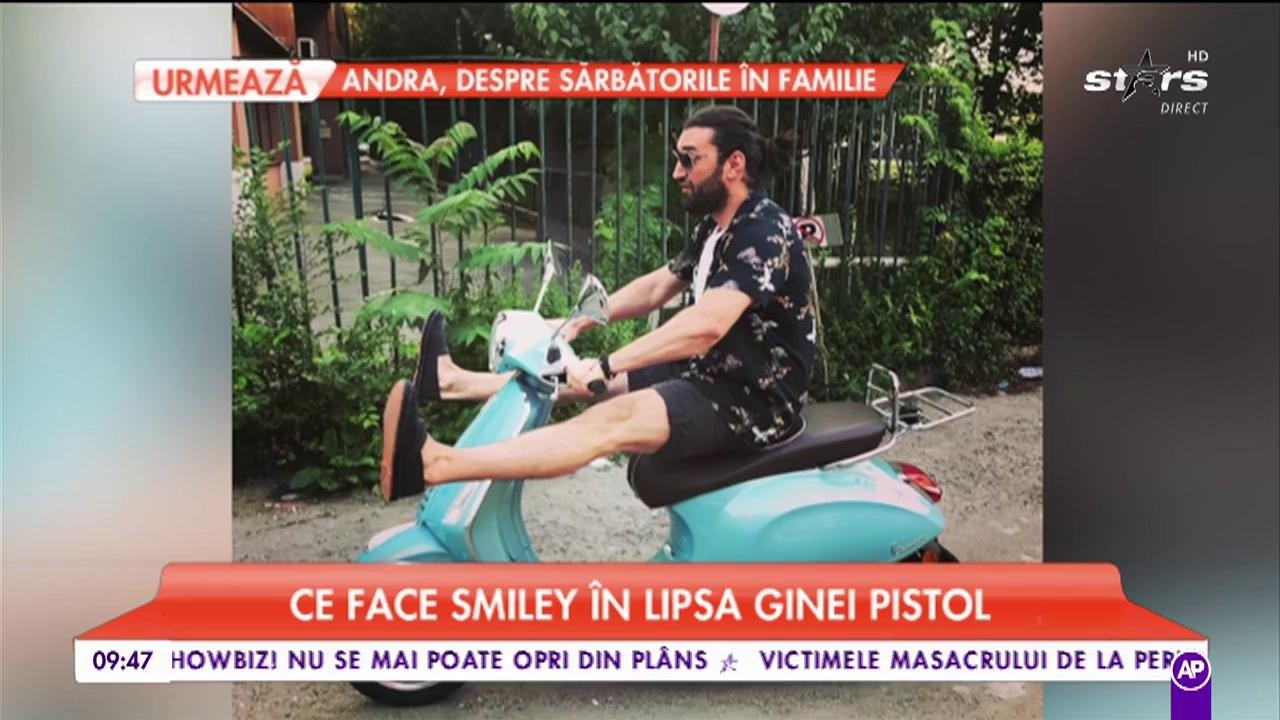 Ce face Smiley &icirc;n lipsa Ginei Pistol. Dovada că artistul și Laura Cosoi țin legătura