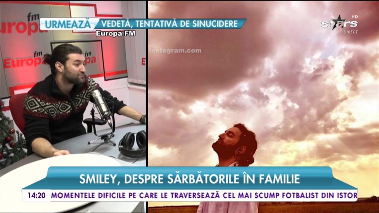 Smiley, despre sărbătorile &icirc;n familie: &rdquo;Tăierea porcului se stabilește după programul meu&rdquo;