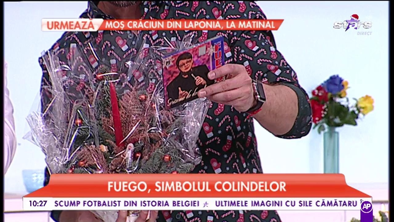 Fuego, la Star Matinal! Ce planuri are de sărbători