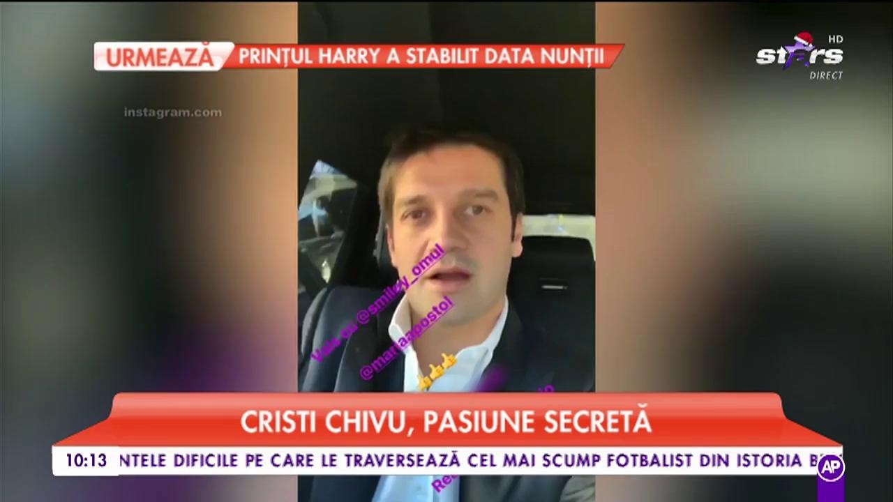 Cristi Chivu, pasiune secretă! Fostul căpitan al Naţionalei s-a apucat de c&acirc;ntat