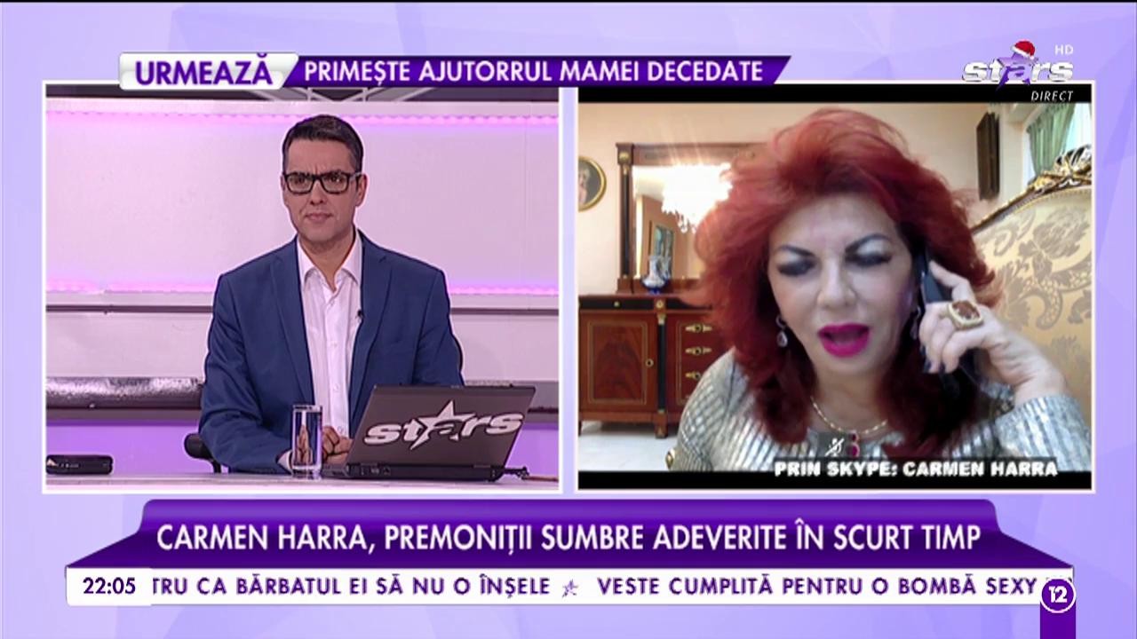 Carmen Harra, premoniții sumpre. Celebra clarvăzătoare, totul despre finalul anului 2017