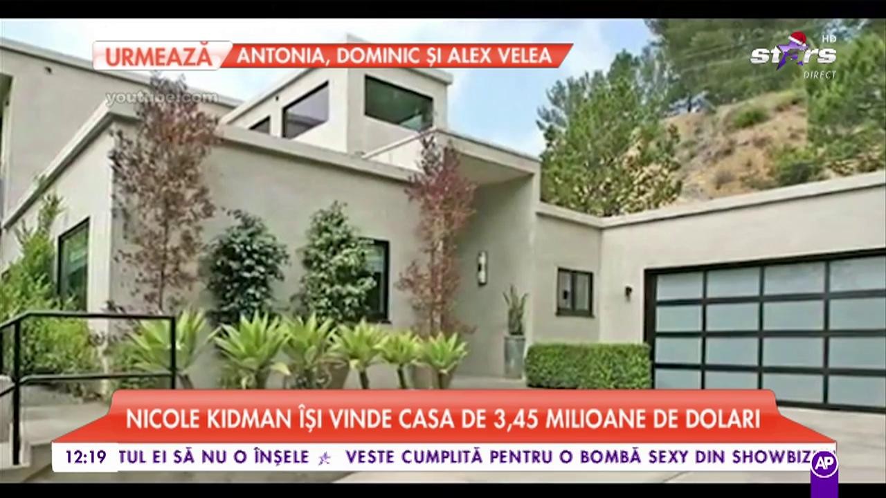 Nicole Kidman &icirc;și vinde casa de 3,45 milioane de dolari