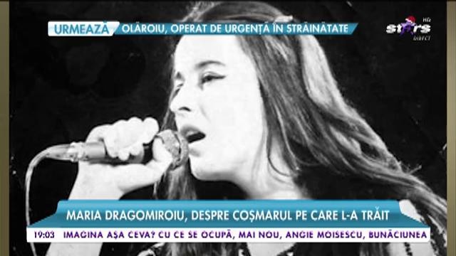 Maria Dragomiroiu, despre coșmarul pe care l-a trăit. Artista, amenințată cu cuțitul chiar de către socrul ei