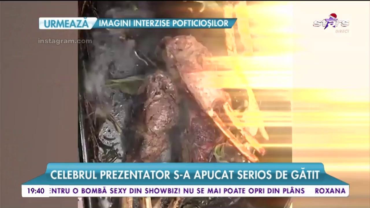 Florin Călinescu a trecut la cratiță. Celebrul prezentator s-a apucat serios de gătit