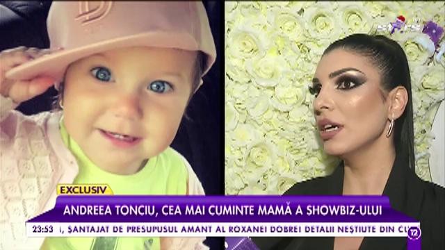 Andreea Tonciu, cea mai cuminte mamă a showbiz-ului: &rdquo;O zi din viața mea este total diferită față de cum eram &icirc;n trecut&rdquo;