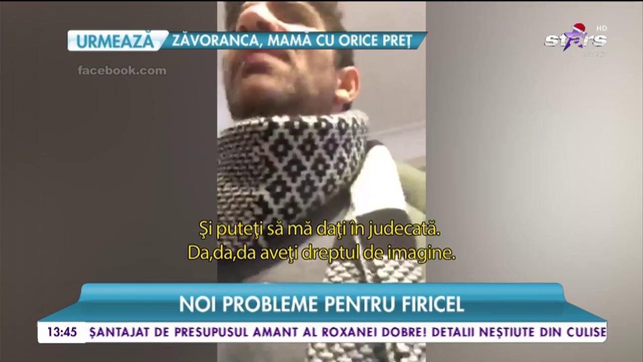 Noi probleme pentru Firicel. Actorul, evacuat cu poliția