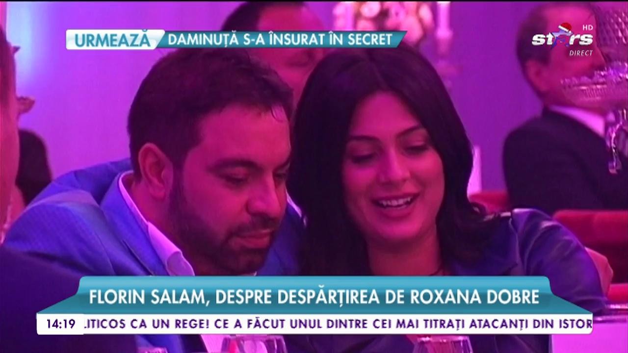 Florin Salam, despre despărțirea de Roxana Dobre: &bdquo;Nu ne mai &icirc;mpăcăm!&rdquo;