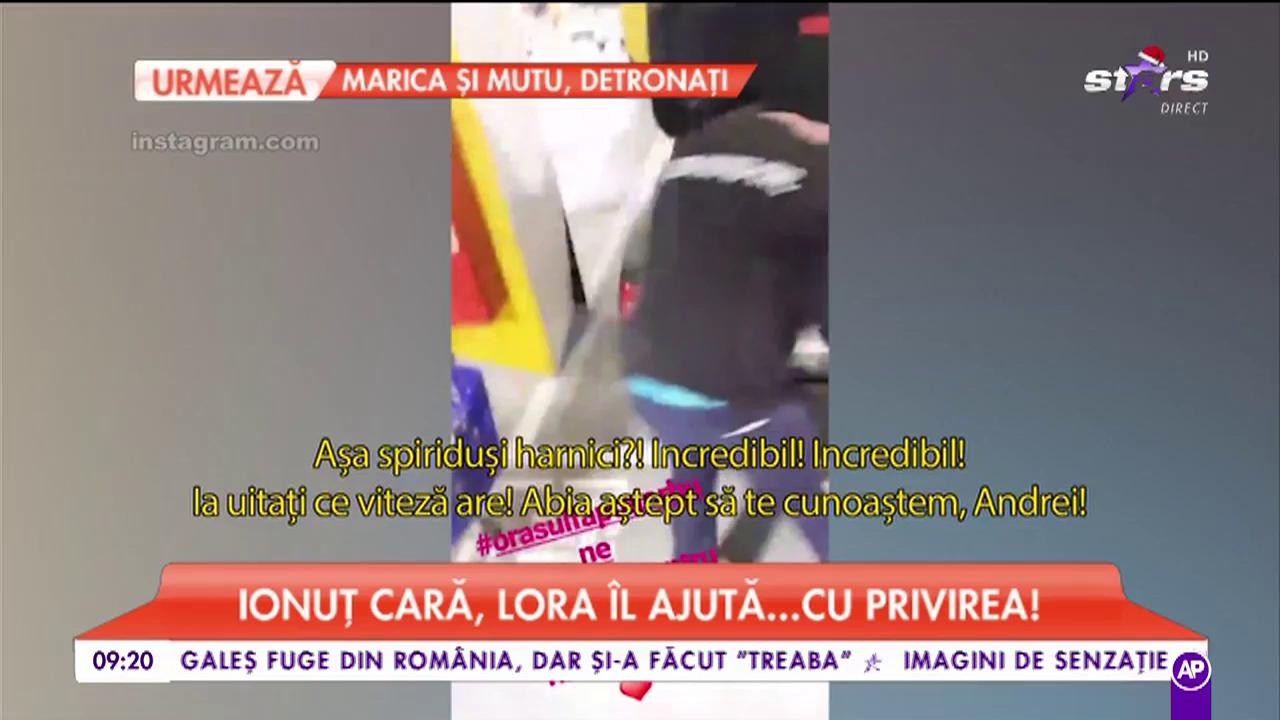Lora și Ionuț Ghenu, peripeții la cumpărături