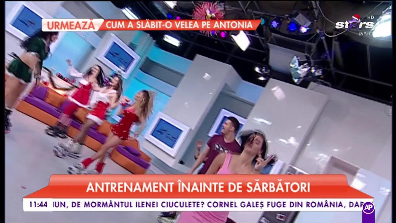 Antrenament &icirc;nainte de sărbători. Hai să dăm jos burtica pentru a m&acirc;nca sărmăluța