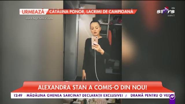 Alexandra Stan a comis-o din nou! Imagini din intimitatea vedetei